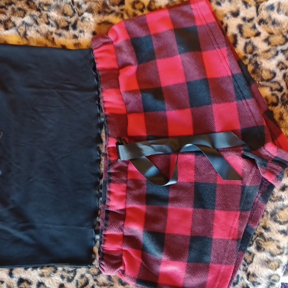 NWT DOLLSKILL XXL CURRENT MOOD RED/BLACK PLAID SHORTS CAT CAMI BLACK SLEEP SET - Picture 3 of 10